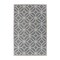 World Rug Gallery Contemporary Geometric Indoor/Outdoor Area Rug 5' x 7' Blue 411BLUE5X7 - alternate 4